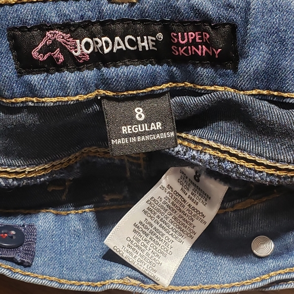 (015) Girls: 7/8-8 Jordache/Bobbie Brooks 2pc Outfit- AB1 - Picture 10 of 11